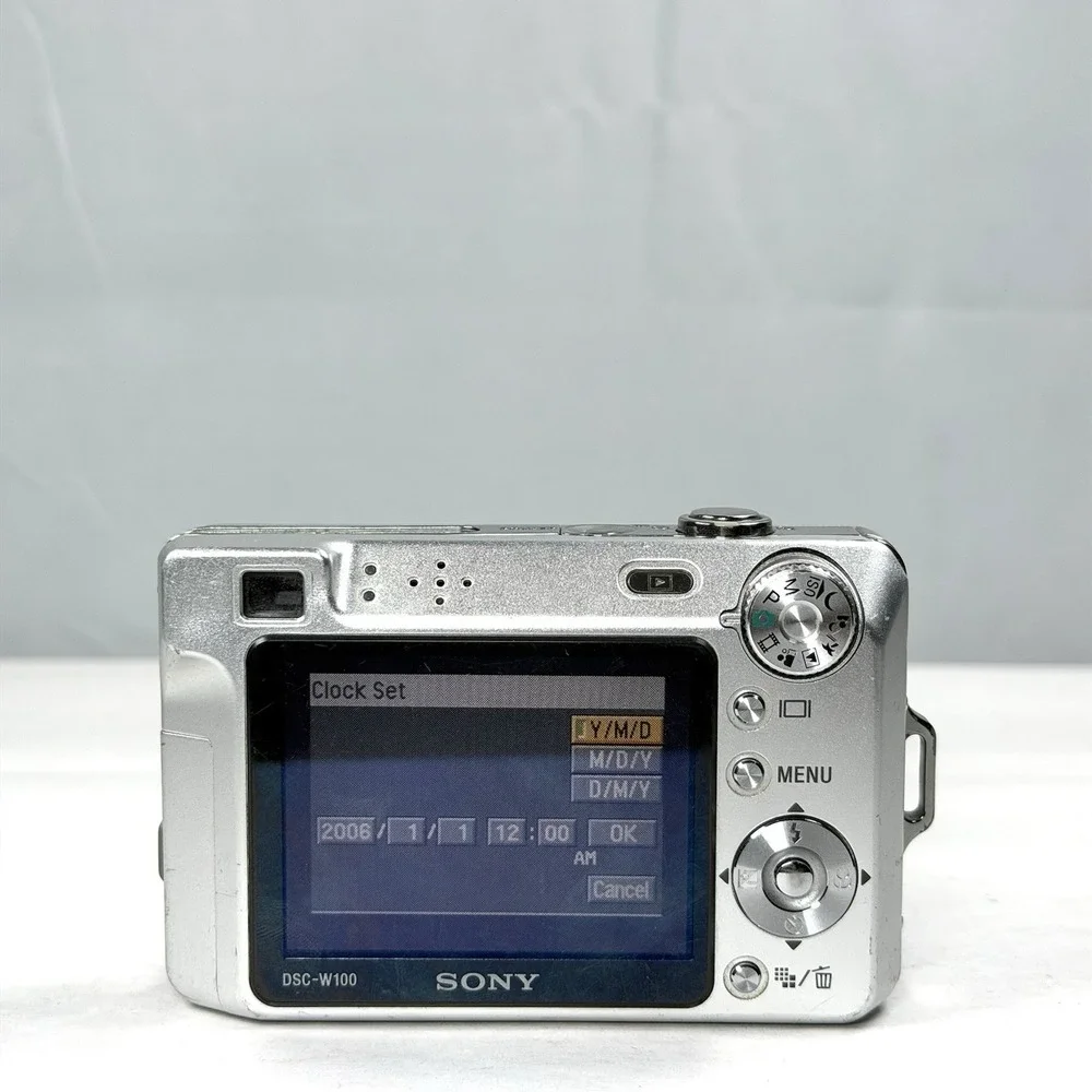 Sony Cyber-Shot DSC-W100 8.1MP Digital Point-And-Shoot Camera with Battery